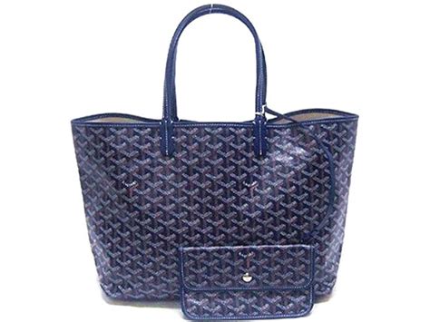 navy goyard bag|goyard tote with snap closure.